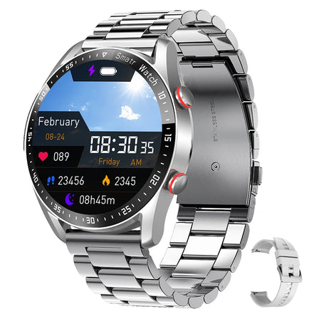 Rundes Smartwatch mit Bluetooth-Telefonfunktion