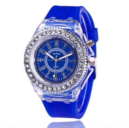GlowSpark LED Watch – Armbanduhr mit Lichtfunktion und Silikonarmband