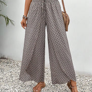 Florenza Damen Culotte mit Paisley-Muster und weitem Bein