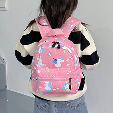 Kinder-Rucksack aus Nylon mit Dinosaurier-Motiv