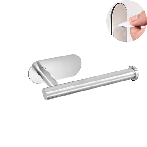 Edelstahl Toilettenpapierhalter ohne Bohren – CleanMount