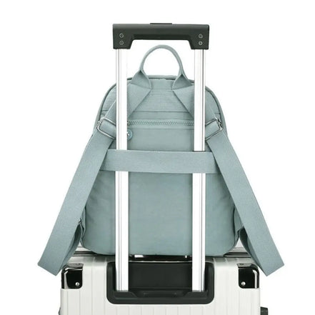 Kompakter Nylon-Rucksack mit Reißverschluss