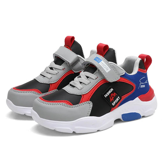 Kinder Sneaker mit Klettverschluss und Atmungsaktivem Design – Taviro