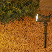 Luminara LED Solar Gartenstrahler mit Erdspieß und Farbmodus