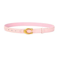 Velmira Damen Gürtel PU Leder Schmaler Jeans Gürtel