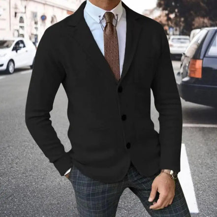 Bravento Herren-Blazer mit Revers und Einreiher