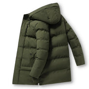 Herren Winter-Steppjacke mit Kapuze – Nordven