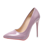 Lurevia Damen Pumps mit spitzer Form und 12 cm Absatz