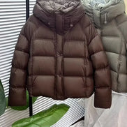 Larine Kurzjacke für Damen – Gefütterte Kapuzenjacke für Herbst und Winter