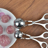Culina Fleischklößchenformer – Edelstahl-Küchenzange für Fleisch- und Reisbällchen