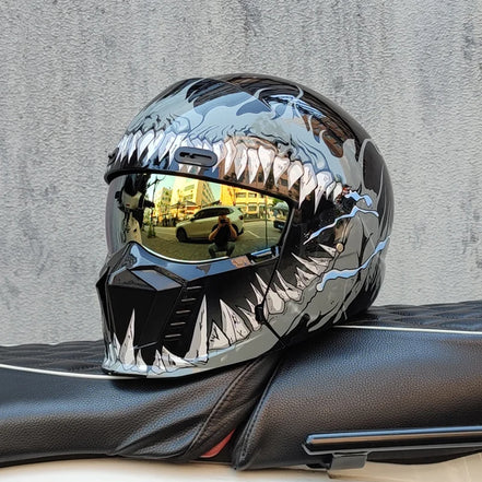 Valtrex Unisex Motorradhelm mit Visier