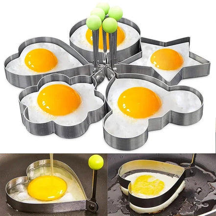 Formiro Bratring-Set – Edelstahlformen für Eier und Pfannkuchen