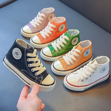 Kinder Canvas Sneakers Unisex mit rutschhemmender Sohle