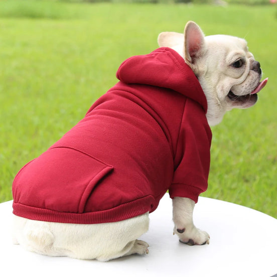 Mirello Hunde-Hoodie aus Polyester für Herbst und Winter