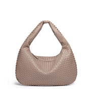 Geflochtene Damen Schultertasche aus Kunstleder – Velmira