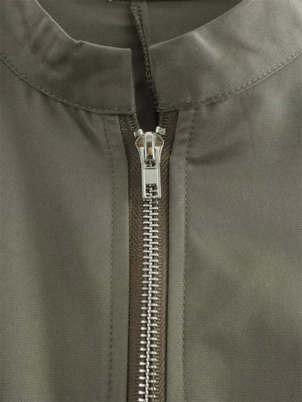 Damen Ärmelloses Midikleid mit Plisseefalten und Reißverschluss – Elanora