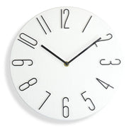 Simplaro Wandquarzuhr – Runde geräuscharme Uhr (30 cm)