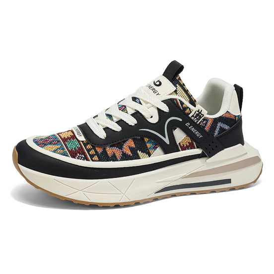 Neravio Sneaker mit Schnürung und profilierter Gummisohle