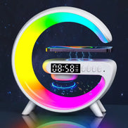 Multifunktionale kabellose Ladestation mit RGB-Licht und Bluetooth-Lautsprecher