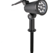 Luminara LED Solar Gartenstrahler mit Erdspieß und Farbmodus