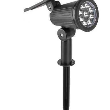 Luminara LED Solar Gartenstrahler mit Erdspieß und Farbmodus