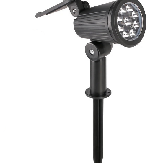 Luminara LED Solar Gartenstrahler mit Erdspieß und Farbmodus