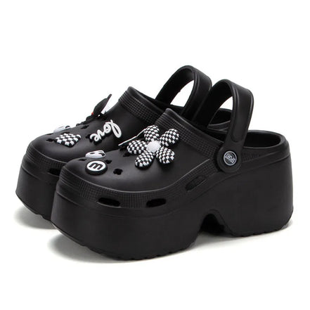 Florenza Damen Plateau Sandalen mit Geschlossener Zehenpartie und Fersenriemen