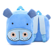 Kinder-Rucksack aus Plüsch mit Tiermotiv