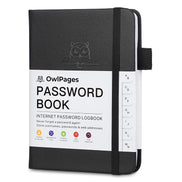 Securelia Passwortbuch mit alphabetischen Registern und Hardcover
