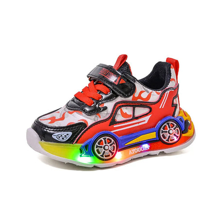 SparkWalk Kinder LED Sneakers mit Klettverschluss
