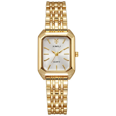 Seriva Quarzuhr – Rechteckige Damenarmbanduhr mit Metallarmband