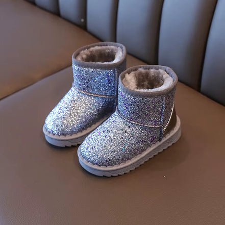 Soreli Kinderstiefel mit Glitzerdetails – Knöchelhoch für Herbst und Winter