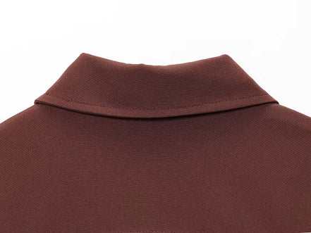 Virella Damen Cropped Jacke mit Reißverschluss