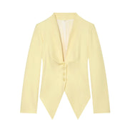 Élise Damen Blazer mit Schleifendetail und Einreihigem Verschluss
