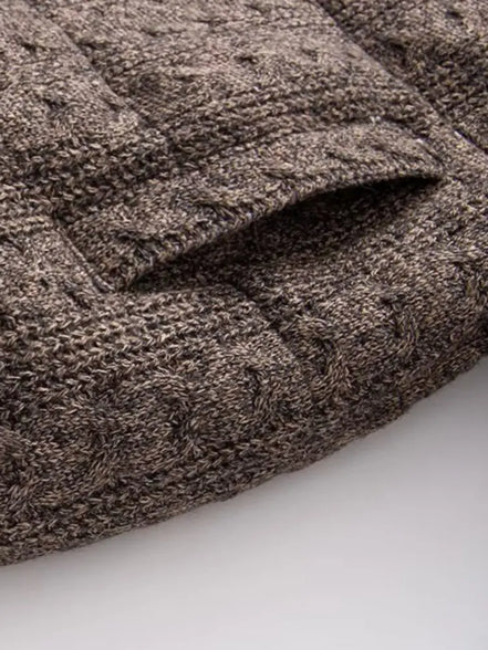 Damen Winterjacke mit Strickkragen und wattierter Füllung – Alvessa