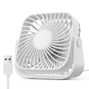 USB Tischventilator mit 3 Geschwindigkeitsstufen und 360° Verstellung – AeroDesk