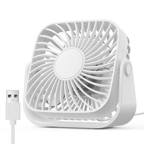 USB Tischventilator mit 3 Geschwindigkeitsstufen und 360° Verstellung – AeroDesk
