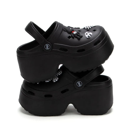 Florenza Damen Plateau Sandalen mit Geschlossener Zehenpartie und Fersenriemen