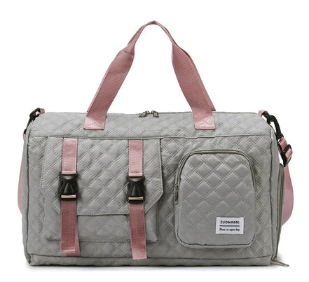 MoveLite Duffle Bag-Nylon-Reisetasche mit Reißverschluss und Schulterriemen