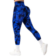 Norevia Damen Leggings mit elastischem Bund und Stretchmaterial