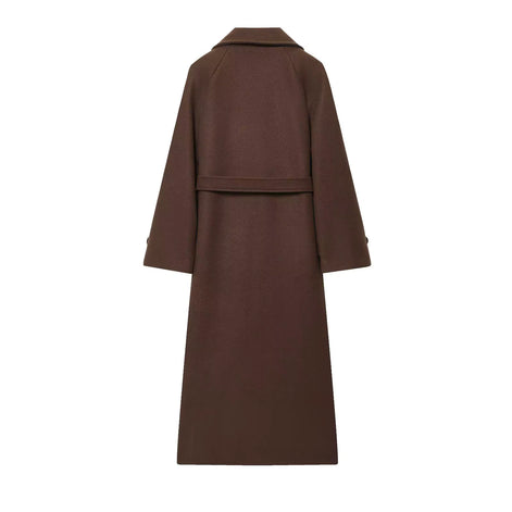 Damen Trenchcoat mit Doppelknopfleiste und Gürtel – Valessa