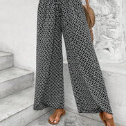 Florenza Damen Culotte mit Paisley-Muster und weitem Bein