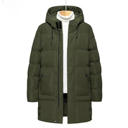 Herren Winter-Steppjacke mit Kapuze – Nordven