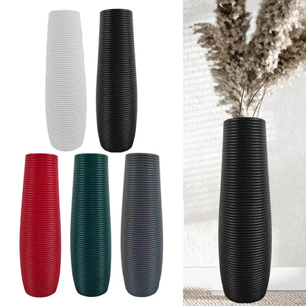 Arvona Standvase 33 cm mit strukturierter Oberfläche