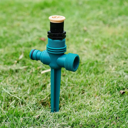 HydroSpin 360 Impact Sprinkler – Gartenregner mit Erdspieß