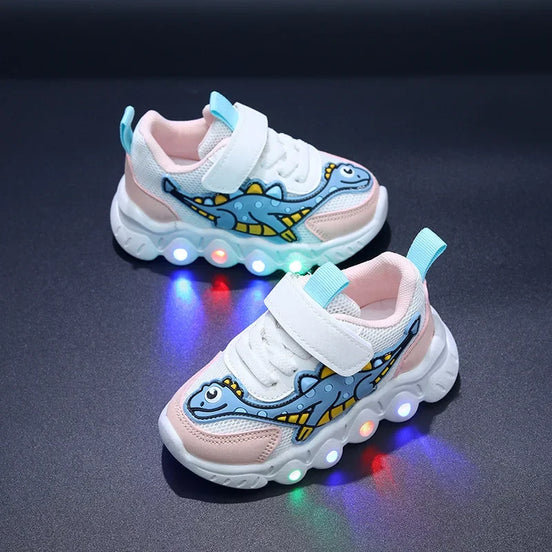 Lumivex Kinder Sneaker mit LED-Sohle
