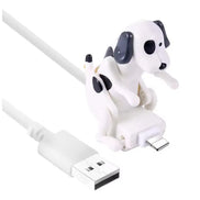 USB-C Ladekabel mit beweglicher Hundefigur für Smartphones – WagCharge