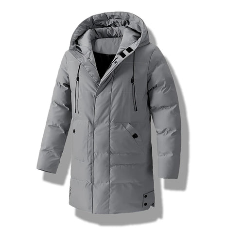 Herren Winter-Steppjacke mit Kapuze – Nordven