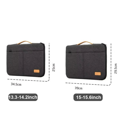Laptop-Schutzhülle mit Reißverschluss für verschiedene Notebook-Größen