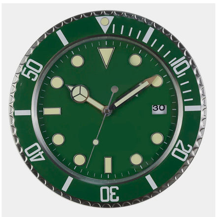 Ferano Wanduhr aus Metall – Modernes Design mit Leuchteffekt